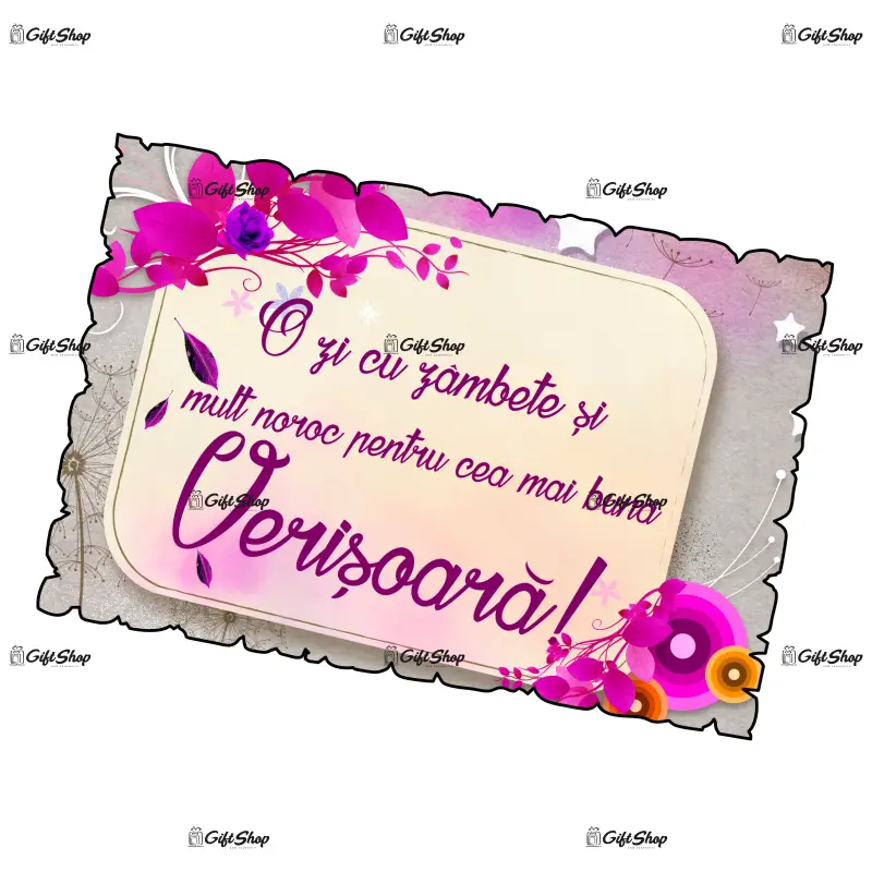 O zi cu zambete pentru cea mai buna verisoara, magnet frigider mgs112